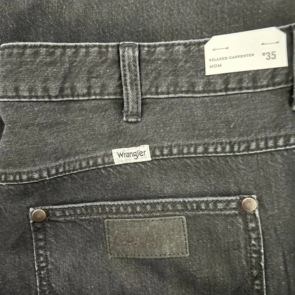 Wrangler’s Women’s Relaxed Carpeter Utility Jeans Size 35 NWT - Picture 11 of 12